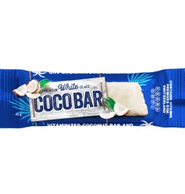 *Батончик Coco Bar кокосовий в білій глазурі 40г
