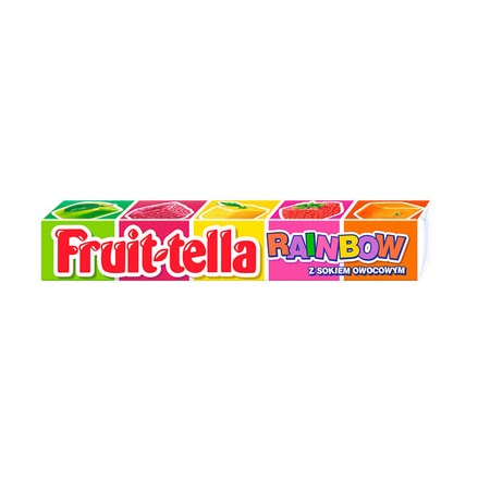 Цукерки жувальні Fruit-tella Веселка 41г