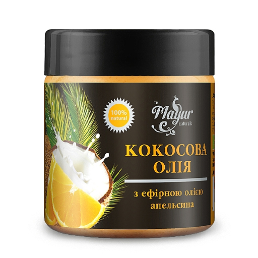 *Mayur Масло кокосове з еф.олією апельсина 140мл