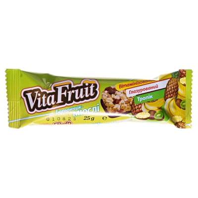 *Батончик-мюслі Vita Fruit тропік 25г