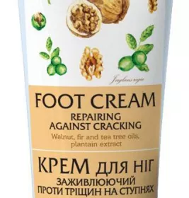 *Крем Зелена аптека для ніг ранозагоювальний від тріщин на стопах 75мл