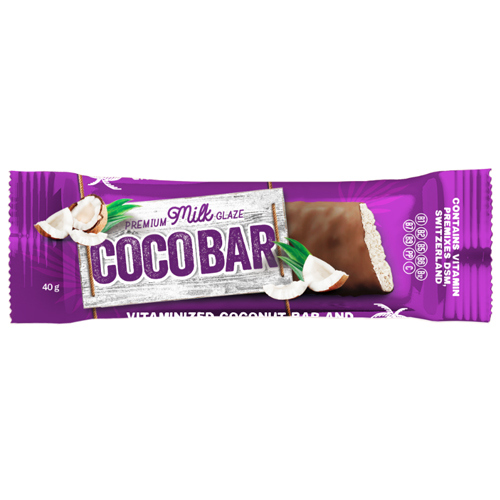 *Батончик Coco Bar кокосовий в молочній глазурі 40г