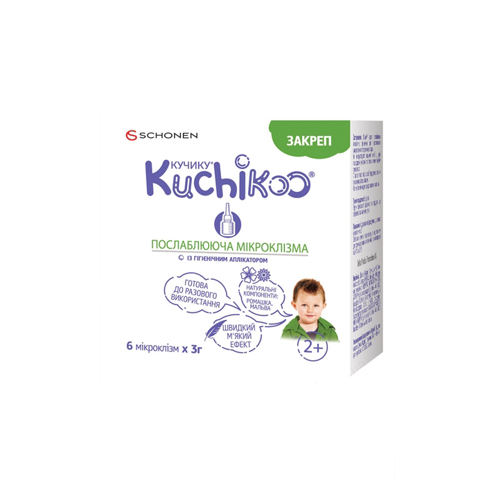 *Кучику Закреп послаблююча мікроклизма 3г № 6