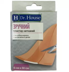*Лейкопластырь H.Dr.House 6смх50см н/ткан.