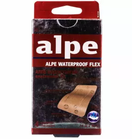 *Лейкопластир Алпе водостійкий еласт. XL (76*50мм) №4