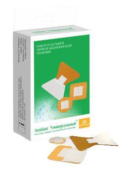 *Лейкопластир Леобант універс. 45мм х 51мм, d=22 №20