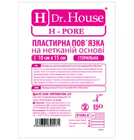 *Повязка пласт. Н.Pore Dr.House 10 см * 15 см стер. н/ткан.