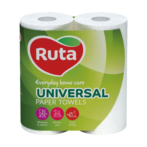 *РУТА Рушник папер. білий Софт №2