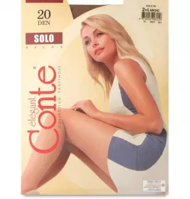 *CONTE колготы жен.Solo 20 den 2 Bronze