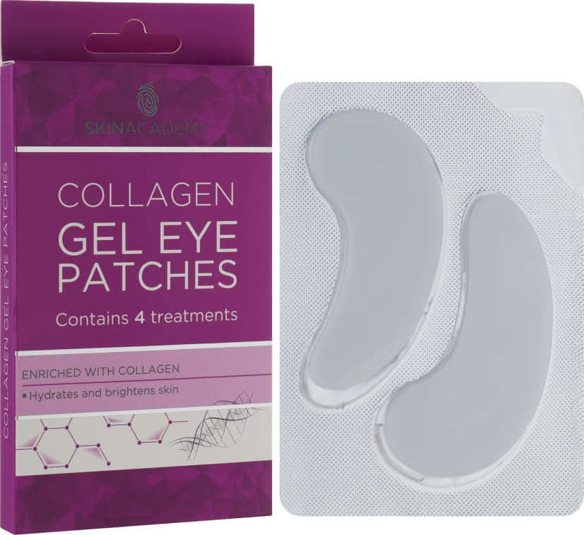 *Skin Academy патчі під очі гелеві Collagen 4 пари