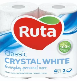*РУТА Туалетний папір білий №4