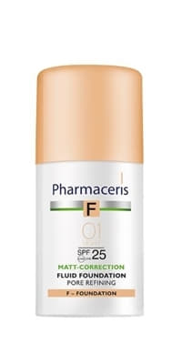 *PHARMACERIS F Крем тональный матирующий 01 Слоновая кость SPF25 30мл *PHARMACERIS F Крем тональный матирующий 01 Слоновая кость SPF25 30мл