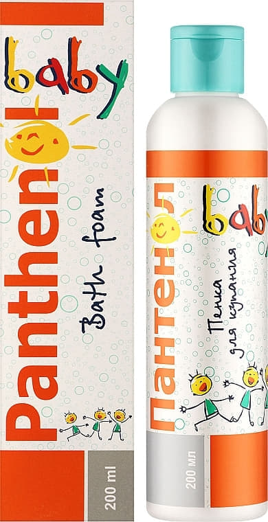 *Піна для купання Baby c D пантенолом 200мл (бірюзова)