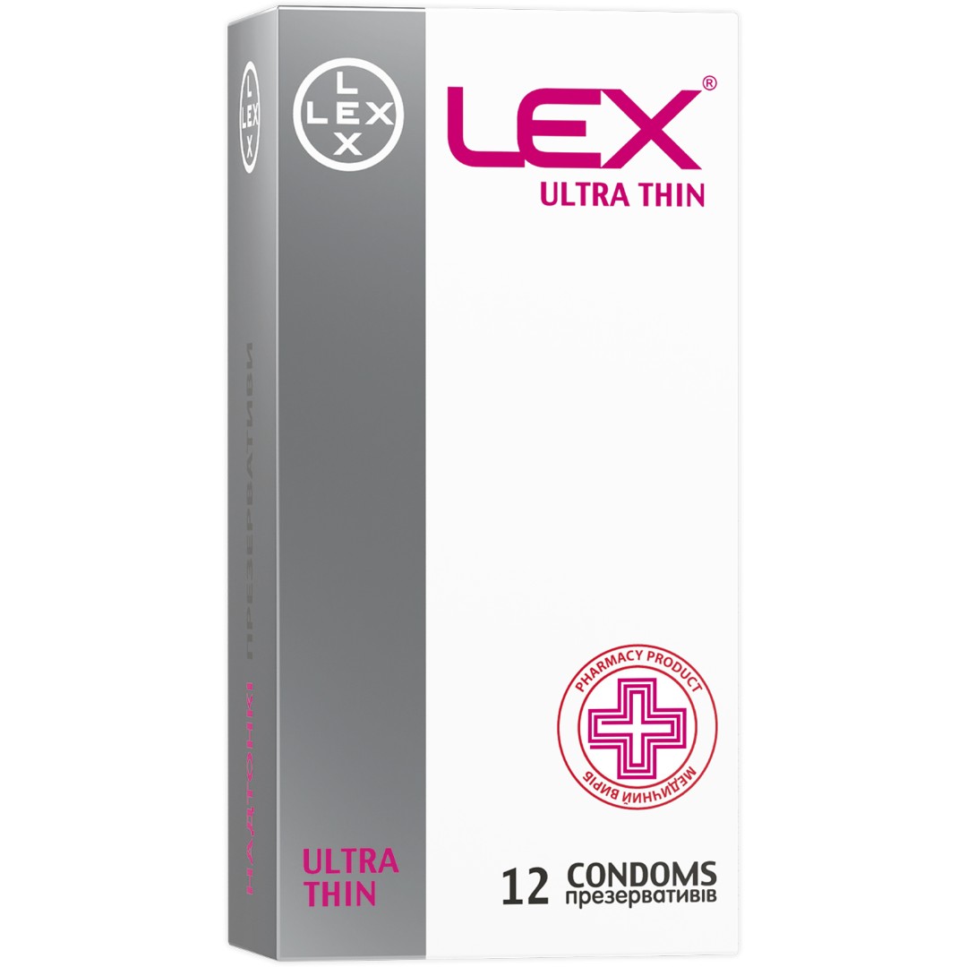 *Презервативи LEX Ultra Thin №12 ультра тонкі