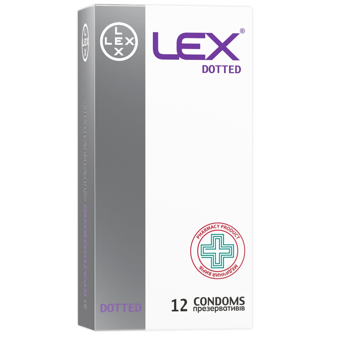 *Презерватив LEX Dotted №12 точечные *Презерватив LEX Dotted №12 точечные
