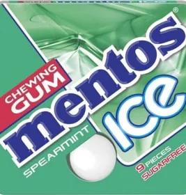 *Жувальна гумка Mentos Ice Солодка М'ята 12,9г