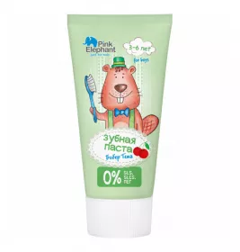 *Pink Elephant зубна паста дит.Бобер Тема 50мл