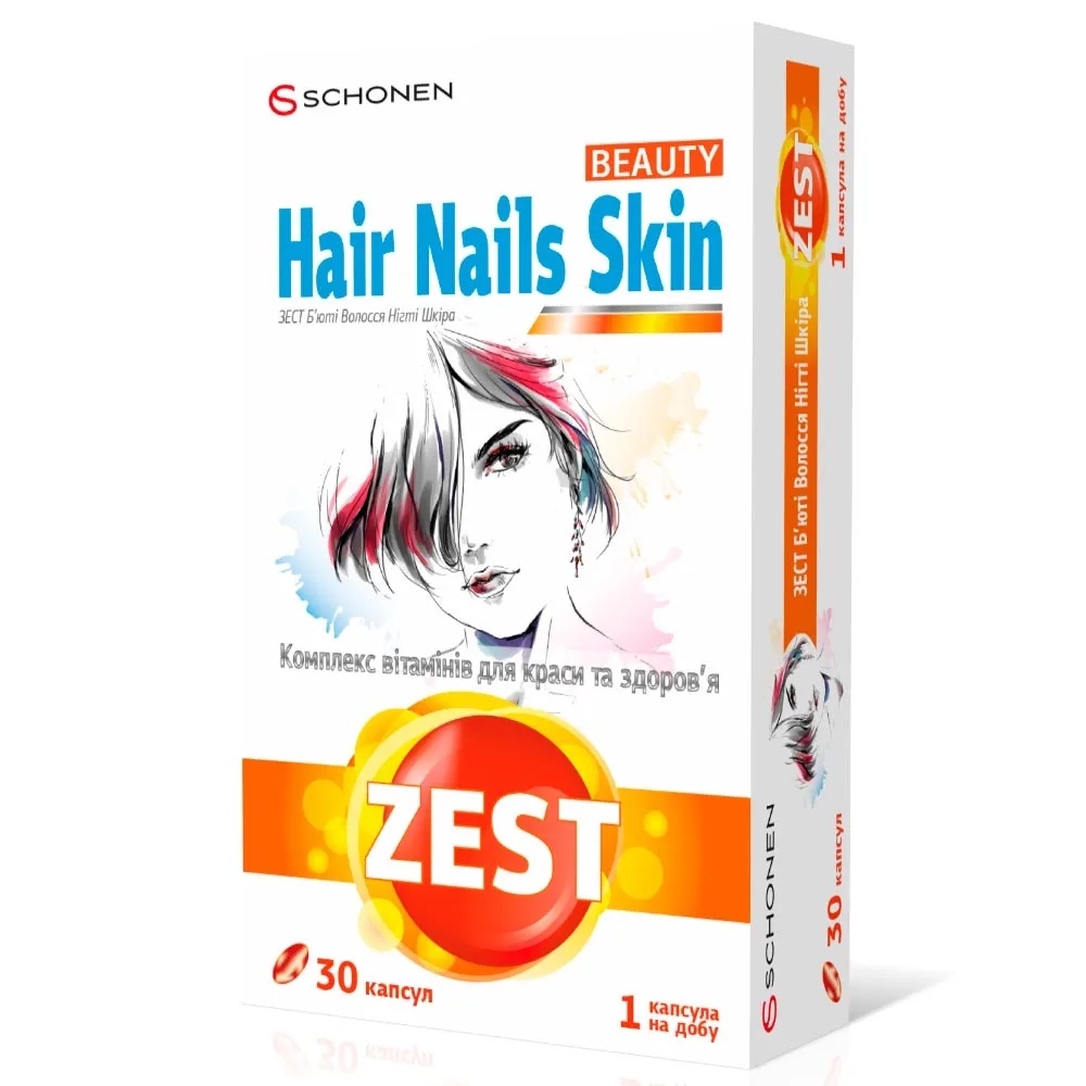 Зест Б'юті Волосся, нігті, шкіра №30