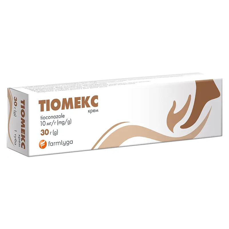 Тіомекс крем 10 мг/г по 30 г у тубах 1 шт.