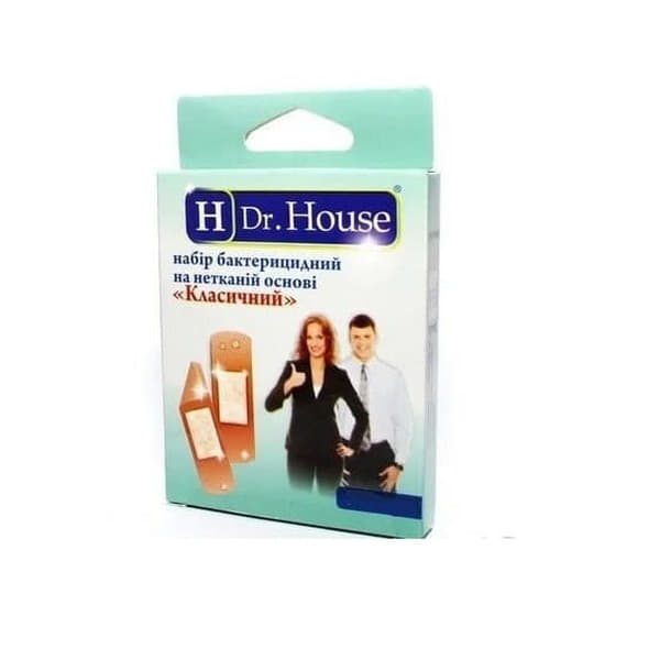 *Набор пластирів мед. класич. неткан. H Dr. House № 15