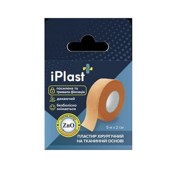 *Пластырь iPlast хирург. ткан. осн. 5 м х 2 см *Пластырь iPlast хирург. ткан. осн. 5 м х 2 см