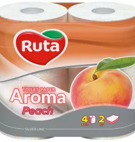 *РУТА Туалетная бумага желтая ароматиз. №4