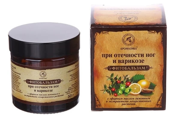 *Фітобальзам Ароматика проти набряклості ніг 50г