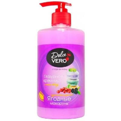 *Мило рідке Dolce Vero Ягідні макаруни 500мл дозатор