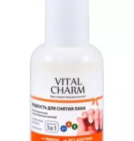 *Жидкость д/снятия лака Лимон Vital Charm, 50мл