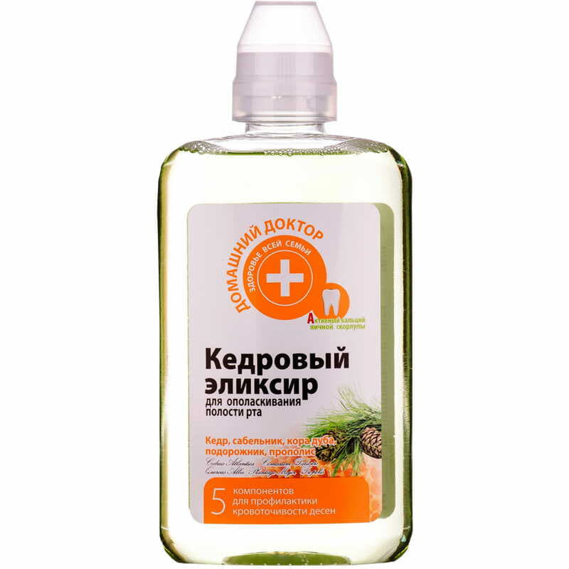 *ДД Эликсир ополаск. д/пол. рта кедр 300мл *ДД Эликсир ополаск. д/пол. рта кедр 300мл