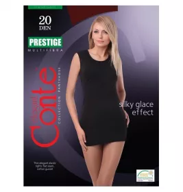 *CONTE колготы жен. Prestige 20 den 2 Natural