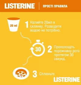 *Ополіскувач LISTERINE порожнини рота Свіжість імбиру та лайма 250мл
