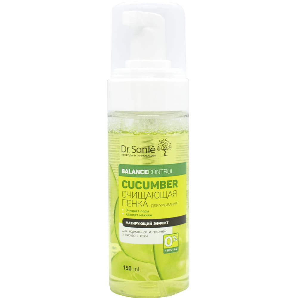 *Dr.Sante Cucumber Balance Control пенка для умывания 150мл *Dr.Sante Cucumber Balance Control пенка для умывания 150мл