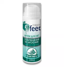 *Happy Feet Крем д/ніг пом'якшуючий та ранозагоюючий від тріщин і мозолів 150 мл