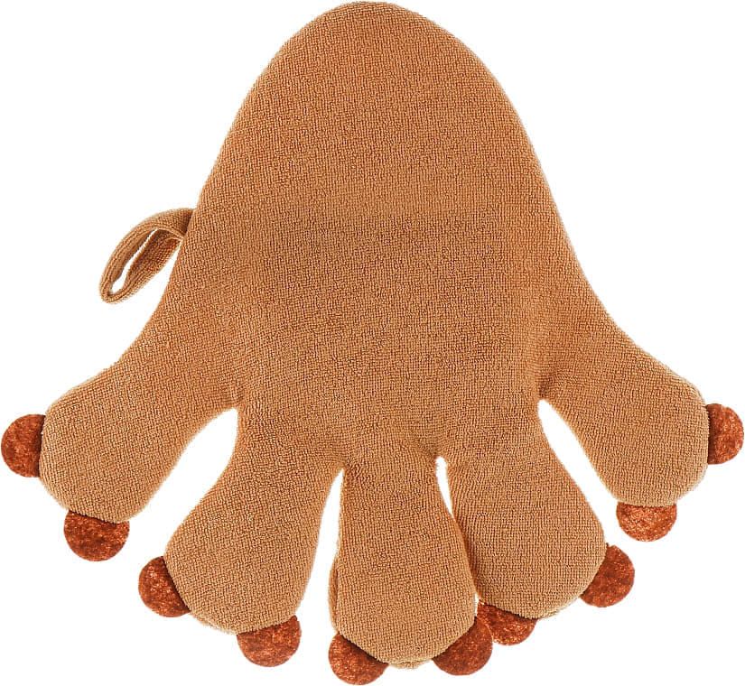 *Мочалка рукавиця ніжна дитяча Titania art. 9203