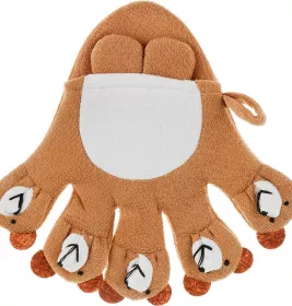 *Мочалка рукавиця ніжна дитяча Titania art. 9203