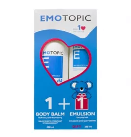 *Набір Pharmaceris E Emotopic Бальзам 400мл + емульсія для купання 200мл