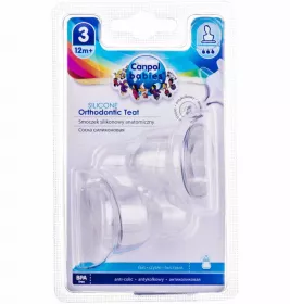 *Canpol Babies 18/127 соска анатомическая от 12 мес., 2 шт