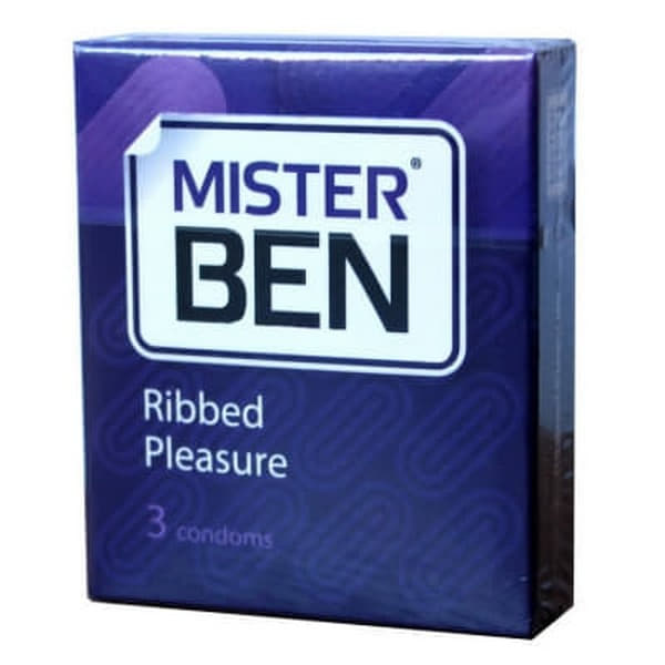 *Презерватив Mister Ben Ribbed Pleasure №3