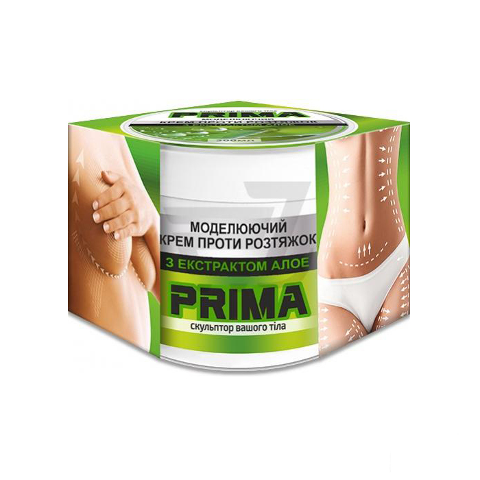 *Prima Крем проти розтяжок моделюючий з екстрактом алое 300мл