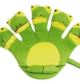 *Мочалка-рукавичка д/душу дитяча Titania Frog 9200