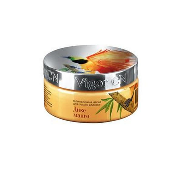 *ДУБЛЬ Маска для волосся Vigor, що відновлює, для сухого волосся Дике Манго 180мл