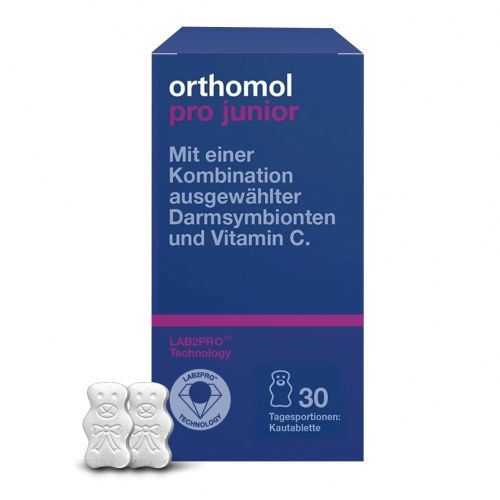 Orthomol Pro Junior жув. ведмедики (для дитячого кишечника) №30