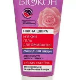 *Гель Біокон Ніжна Шкіра м'який для вмивання норм. та комбінованої шкіри 150мл