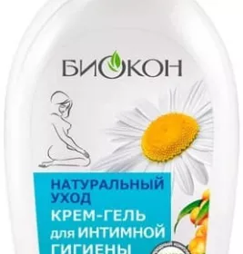 *Крем-гель Біокон Нат. Догляд для інтимної гігієни для чутливої шкіри 200мл