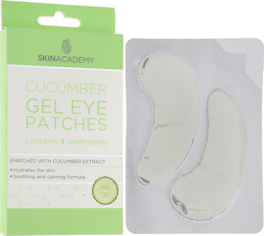 *Skin Academy патчі під очі гелеві Cucumber 4 пари