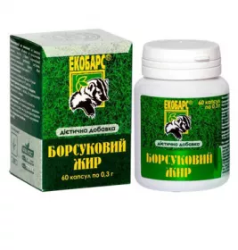 *Борсуковий жир капс. №60 Екобарс