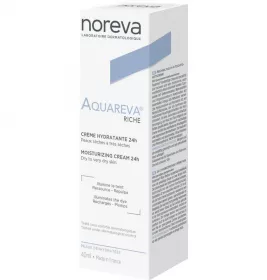 *Крем Noreva Aquareva Hydratante Riche зволожуючий 24 години насичений 40мл