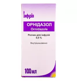 Орнідазол розчин для інфузій 0,5% по 100 мл у пляшці 1 шт. - Інфузія