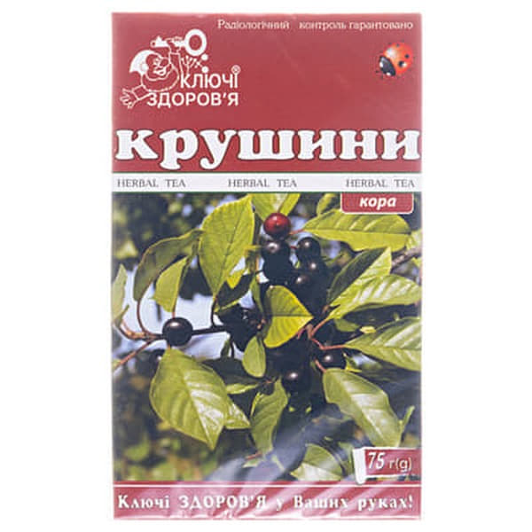 Крушини кора в пачці по 75 г - Лектрави